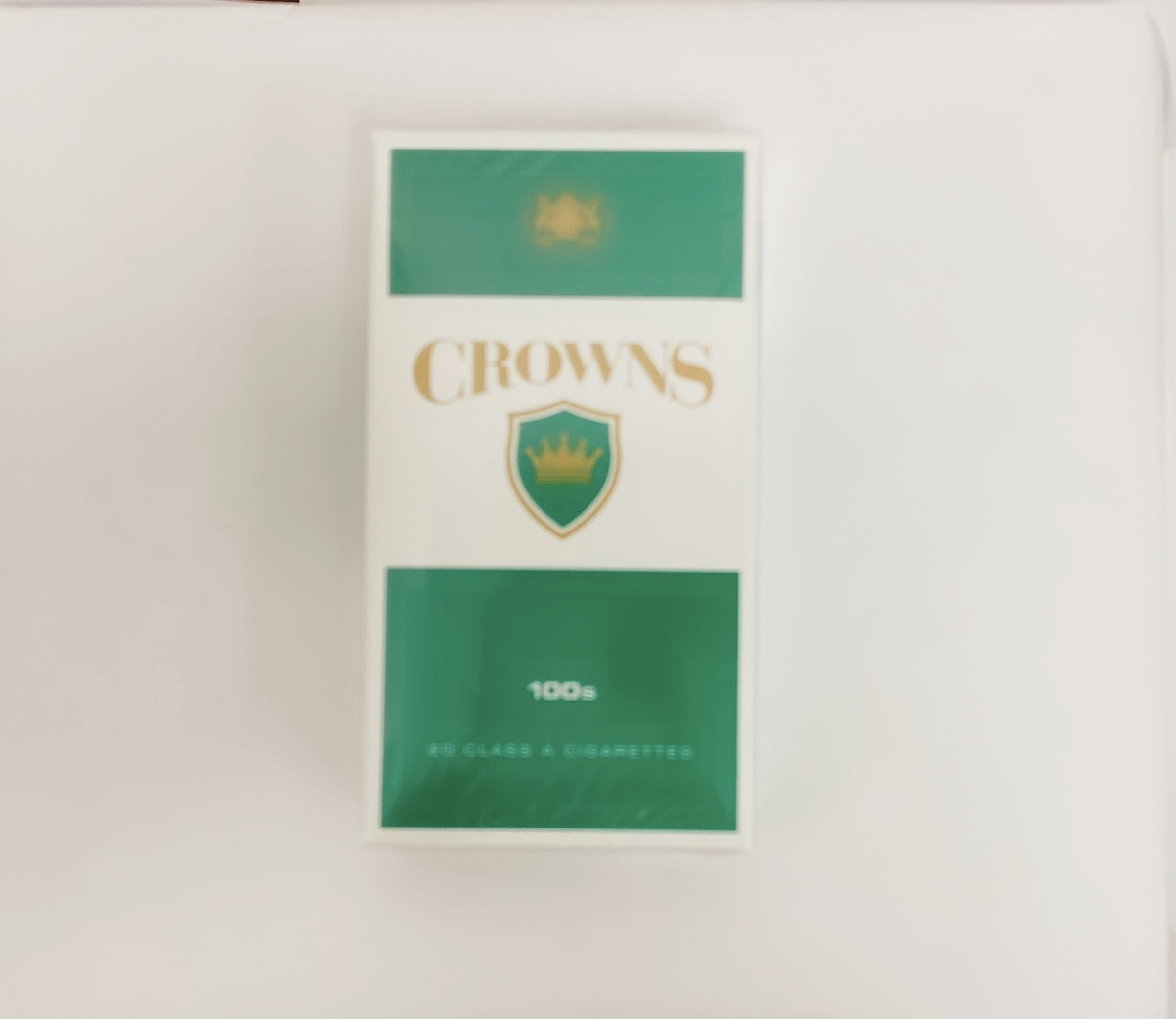 crown dark green cigarettes CROWNS 100'S DARK GREEN BOX