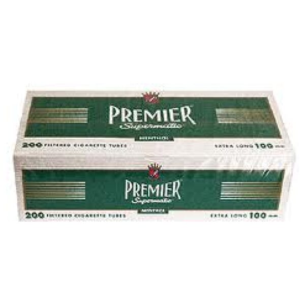 PREMIER TUBES 100MM MENTHOL 5 CT