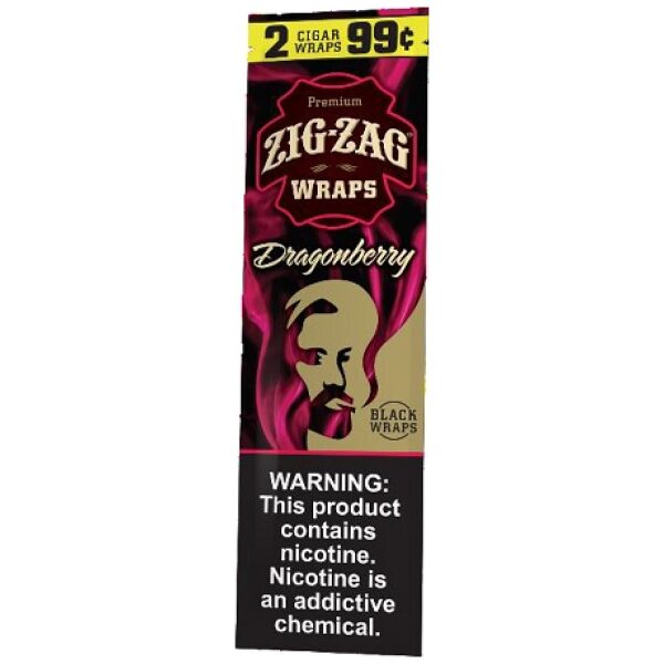 ZIG ZAG WRAP 2/99¢ DRAGON 25CT