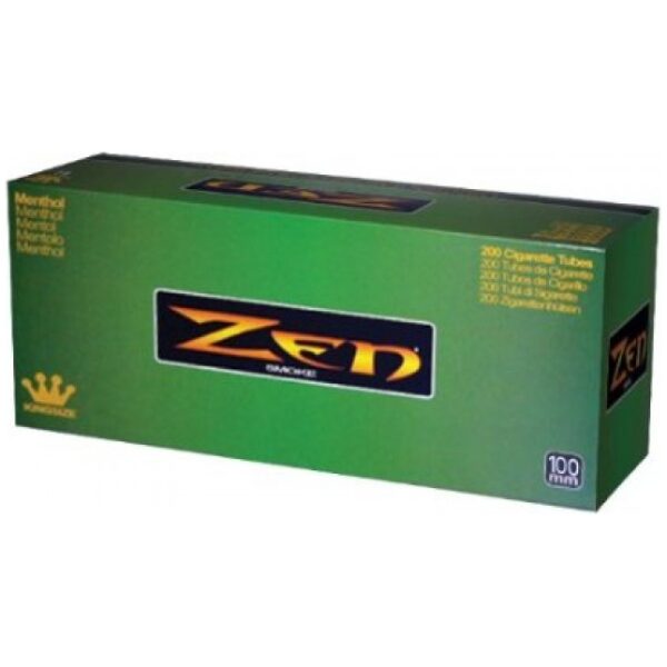 ZEN TUBES 100'S MENTHOL 5/200 CT