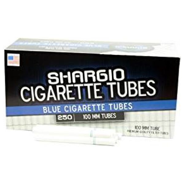 SHARGIO TUBES 100'S BLUE 250CT 4CT