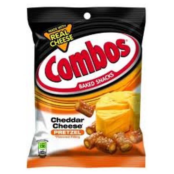 COMBOS 6CT LG BAG CHEDDAR PRETZEL