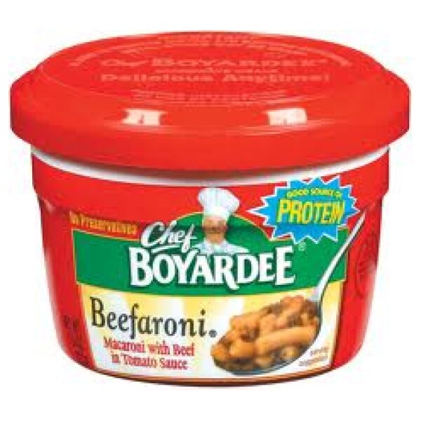 CHEF * MICRO BEEFARONI 6/7.5 OZ