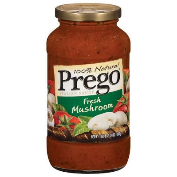 PREGO 24OZ SAUCE MUSHROOM 6/24OZ