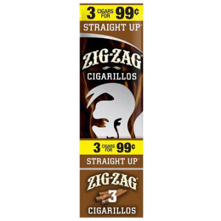 ZIG ZAG * CIGARILLO 3/99¢ STRAIGHT