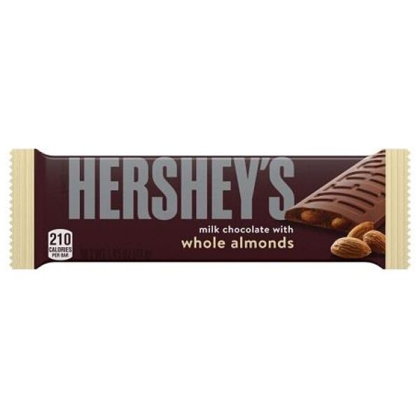 HERSHEY MILK W/ALMONDS 36 CT