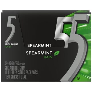 FIVE GUM RAIN 10CT (GRN SPEARMINT)