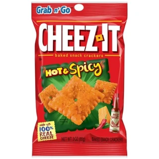 CHEEZ-IT * LARGE 6/3OZ HOT & SPICY