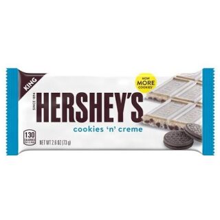 HERSHEY COOKIES & CREME KING 18 CT