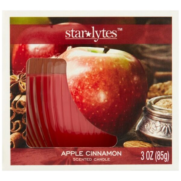 CANDLES STAR LYTES APPLE CINNAMON 12CT