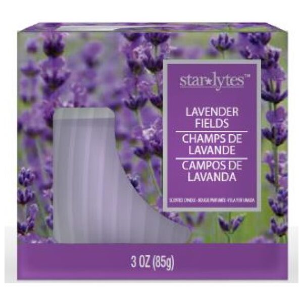 CANDLES STAR LYTES LAVENDER 12CT