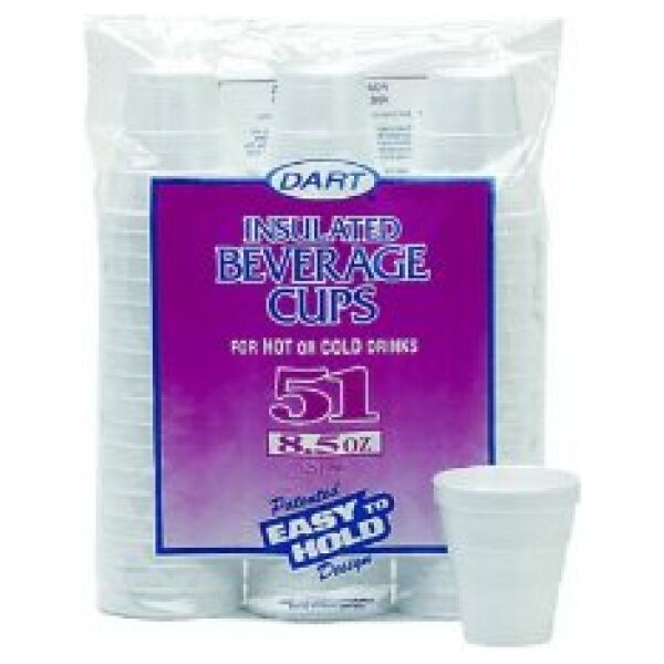 FOAM CUPS 8 OZ 24/51CT