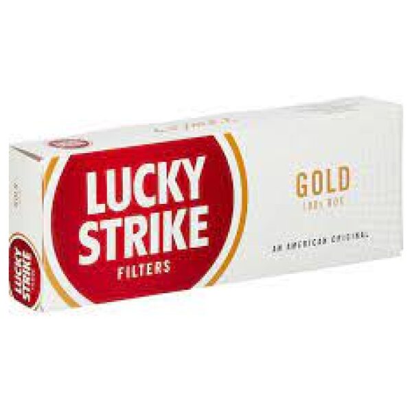 LUCKY STRIKE 100 GOLD FILTER - Martin & Snyder Product Sales