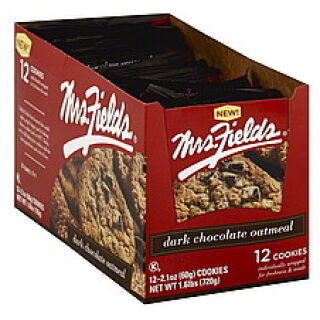 MRS. FIELDS DARK CHOC OATMEAL 12 CT