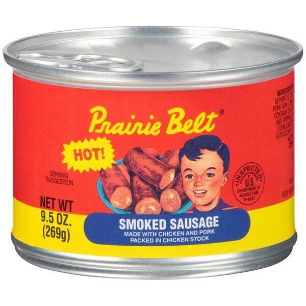 PRAIRIEBELT HOT SMOK SAUS 12/9.5 OZ