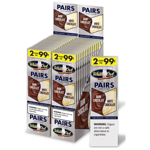 WHITE OWL .99 2PKDARK CHOCOLATE/WHITE CHOCOLATE Martin & Snyder