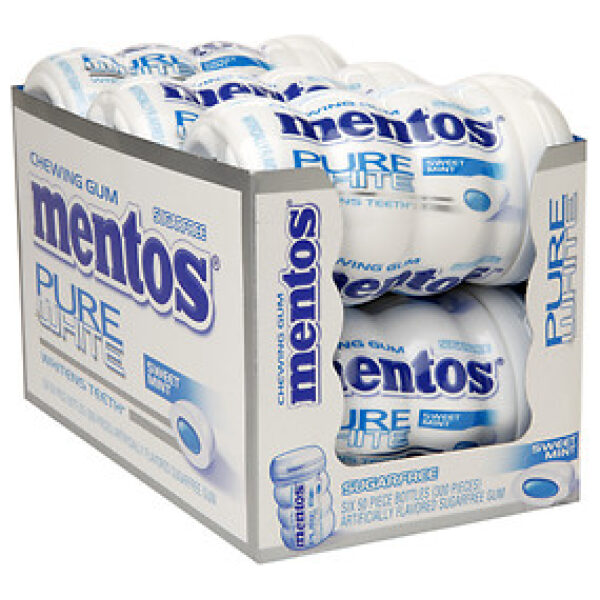 MENTOS GUM PURE SWEET MINT 6CT - Martin & Snyder Product Sales