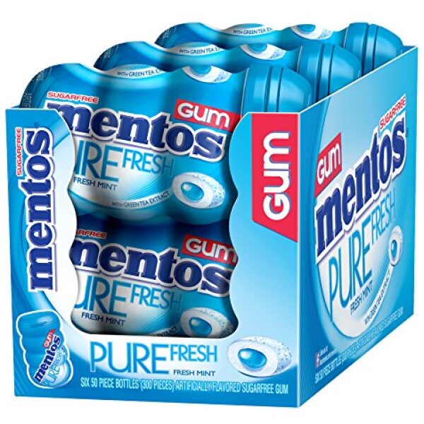 Mentos Gum Pure Fresh Mint 6ct - Martin & Snyder Product Sales