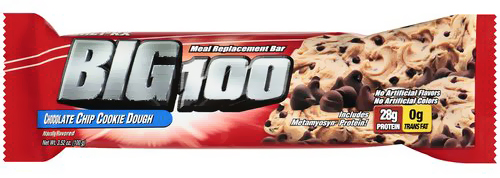 MET-RX BIG 100 CHOCOLATE CHIP DOUGH 9CT