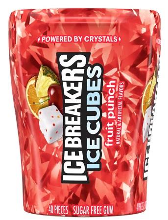 ICE BREAKERS ICE CUBE 6CT BOTTLE FRUIT PUNCH