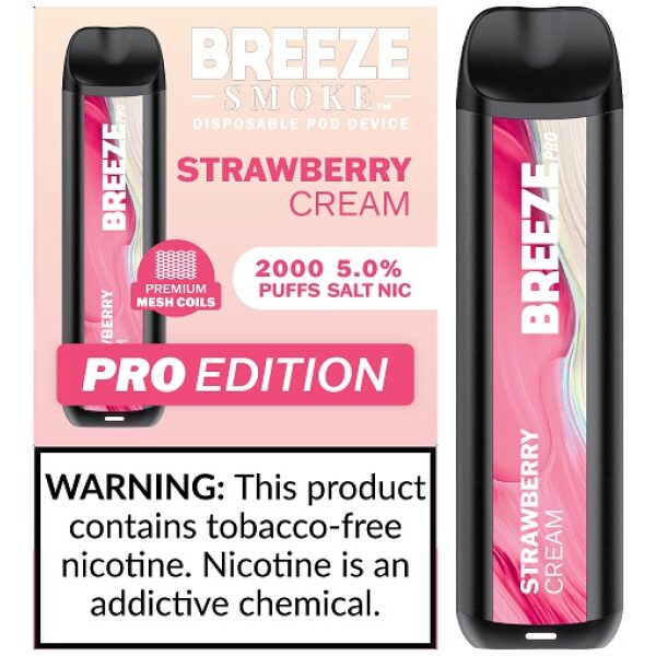 BREEZE PRO 2000 STRAWBERRY CREAM 10CT