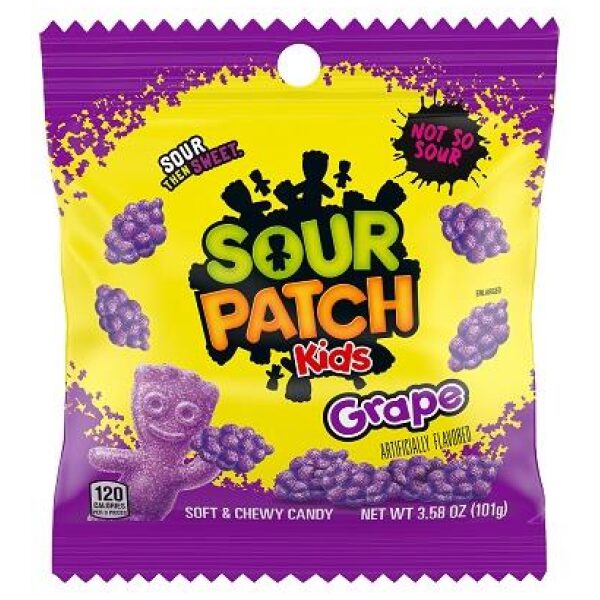 SOUR PATCH GRAPE 6/3.58 OZ