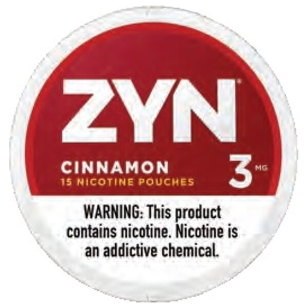 ZYN NIC PCH CINNAMON 3MG 5/15CT