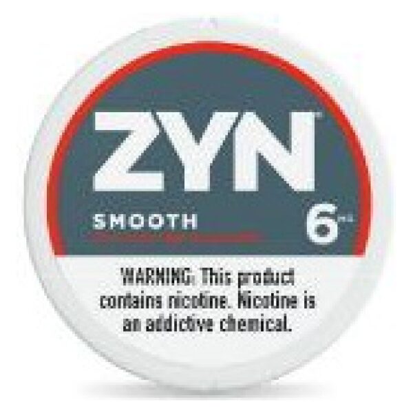 ZYN NIC PCH SMOOTH 6MG 5/15CT
