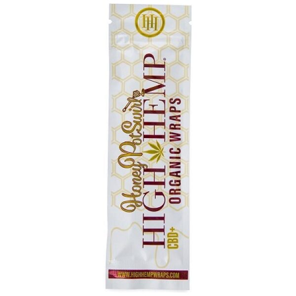 HIGH HEMP ORG WRAP HONEY 25 CT