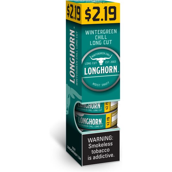 LONGHORN PP $2.19 L/C WINTERGREEN CHILL 10CT