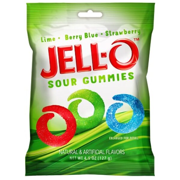 PEG JELLO GUMMIE SOUR 12/4.5 OZ Martin & Snyder Product Sales