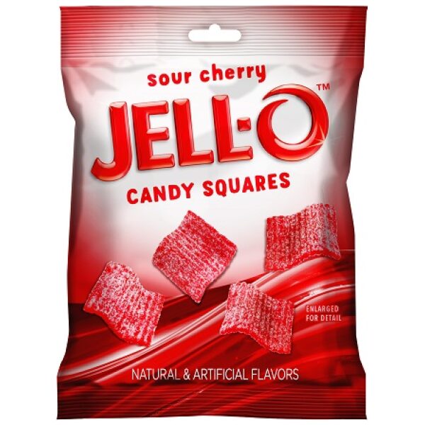 PEG JELLO GUMMIE SOUR CHERRY 12/4.5OZ - Martin & Snyder Product Sales