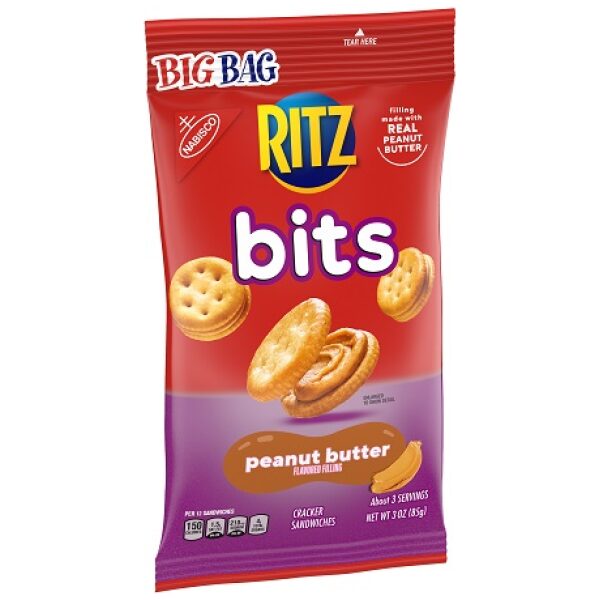 NAB BIG BAG RITZ PEANUT BUTTER 6CT