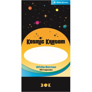 KOSMIC KRATOM 150CT WHITE BORNEO 5CT