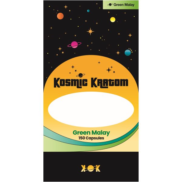 KOSMIC KRATOM 150CT GREEN MALAY 5CT