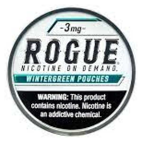 ROGUE POUCH WINTERGREEN 3MG 5/20CT