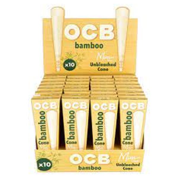 OCB  BAMBOO CONE 70MM 10PK 32CT