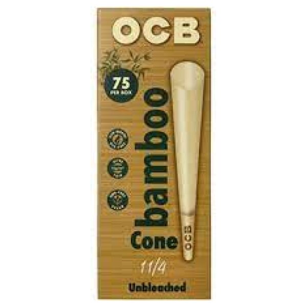 OCB  BAMBOO CONE TOWER 1 1/4 75CT