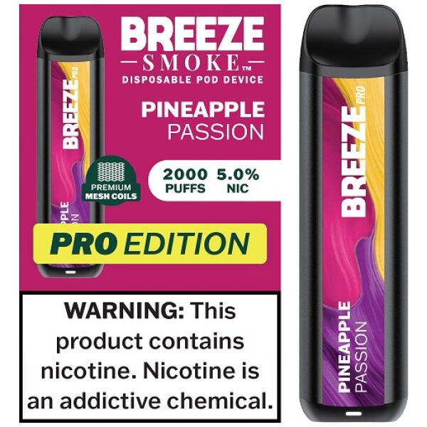 BREEZE PRO 2000 PINEAPPLE PASSION 10CT