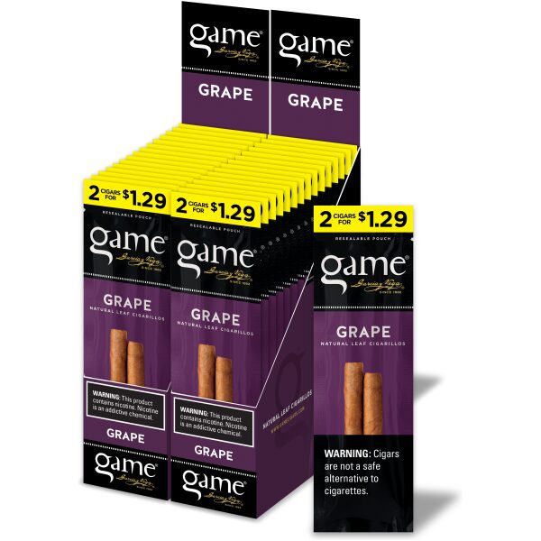 GAME  $1.29 2PK GRAPE 30CT