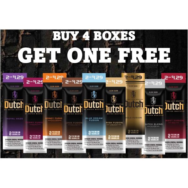 DUTCH 2/$1.29 BUY 4 GET 1 FREE BUNDLE