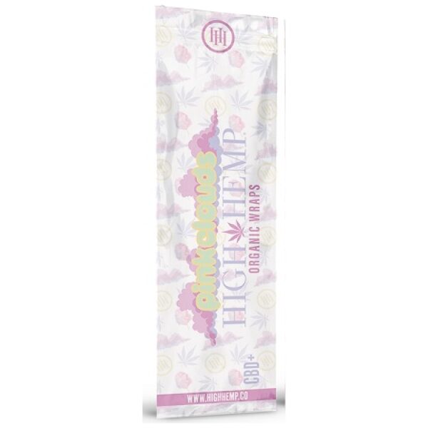 HIGH HEMP ORG WRAP PINK CLOUDS 25CT