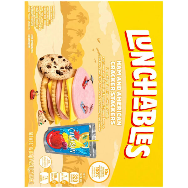 LUNCHABLE HAM & AMERICAN CHEESE CRACKER STACKERS 9.1 OZ