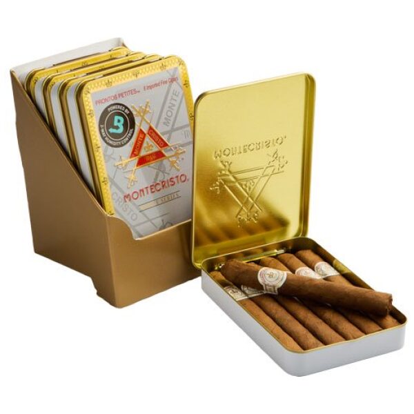 MONTECRISTO TINS WHITE PRONTOS PETITES 5/6 CT