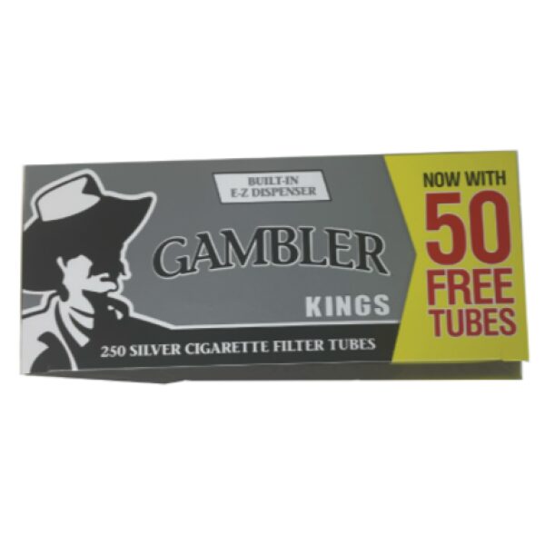 GAMBLER TUBE 250CT KING SILVER