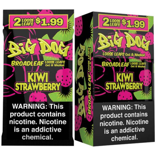 BIG DOG LEAF 2/$1.99 KIWI STRAWBERRY 20/2PK