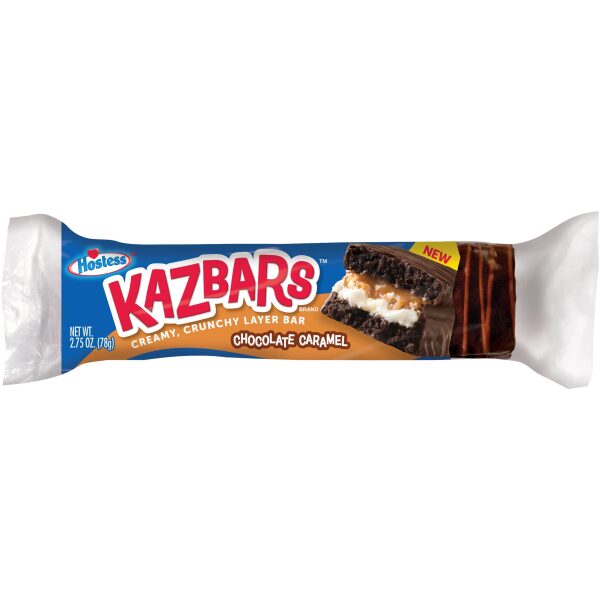 HOSTESS KAZBARS CHOCOLATE CARAMEL 8CT