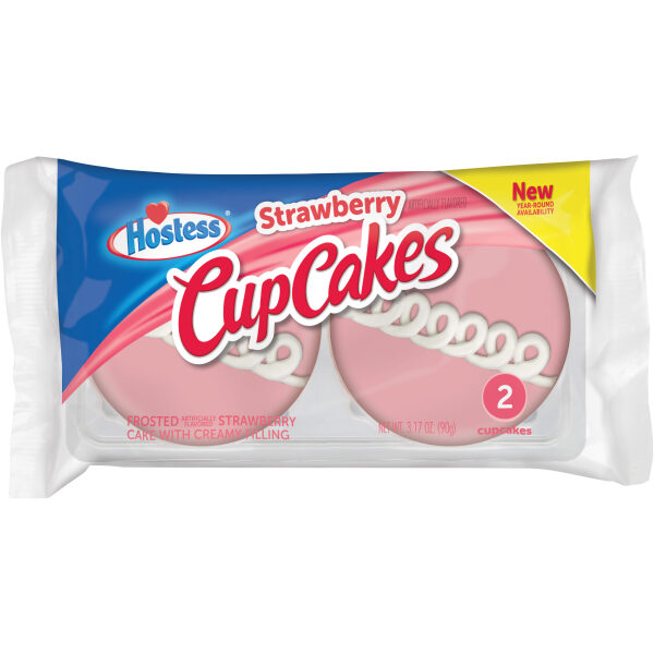 HOSTESS CUPCAKE STRAWBERRY 6CT