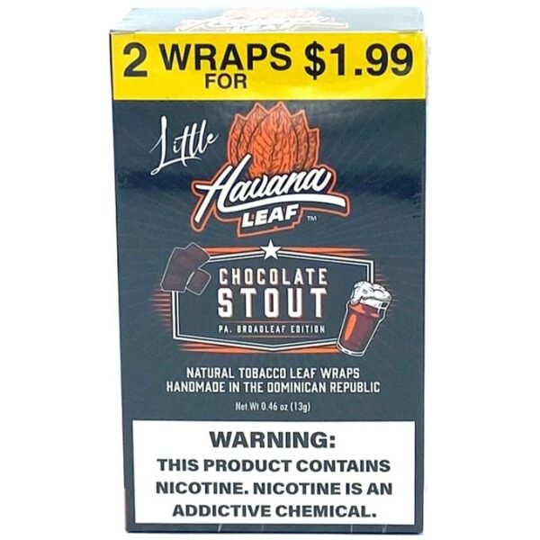 HAVANA LEAF WRAP 2/$1.99 CHOCOLATE STOUT 20CT