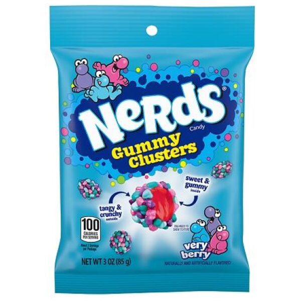 NERDS GUMMY CLUSTERS VERY BERRY 6/50Z